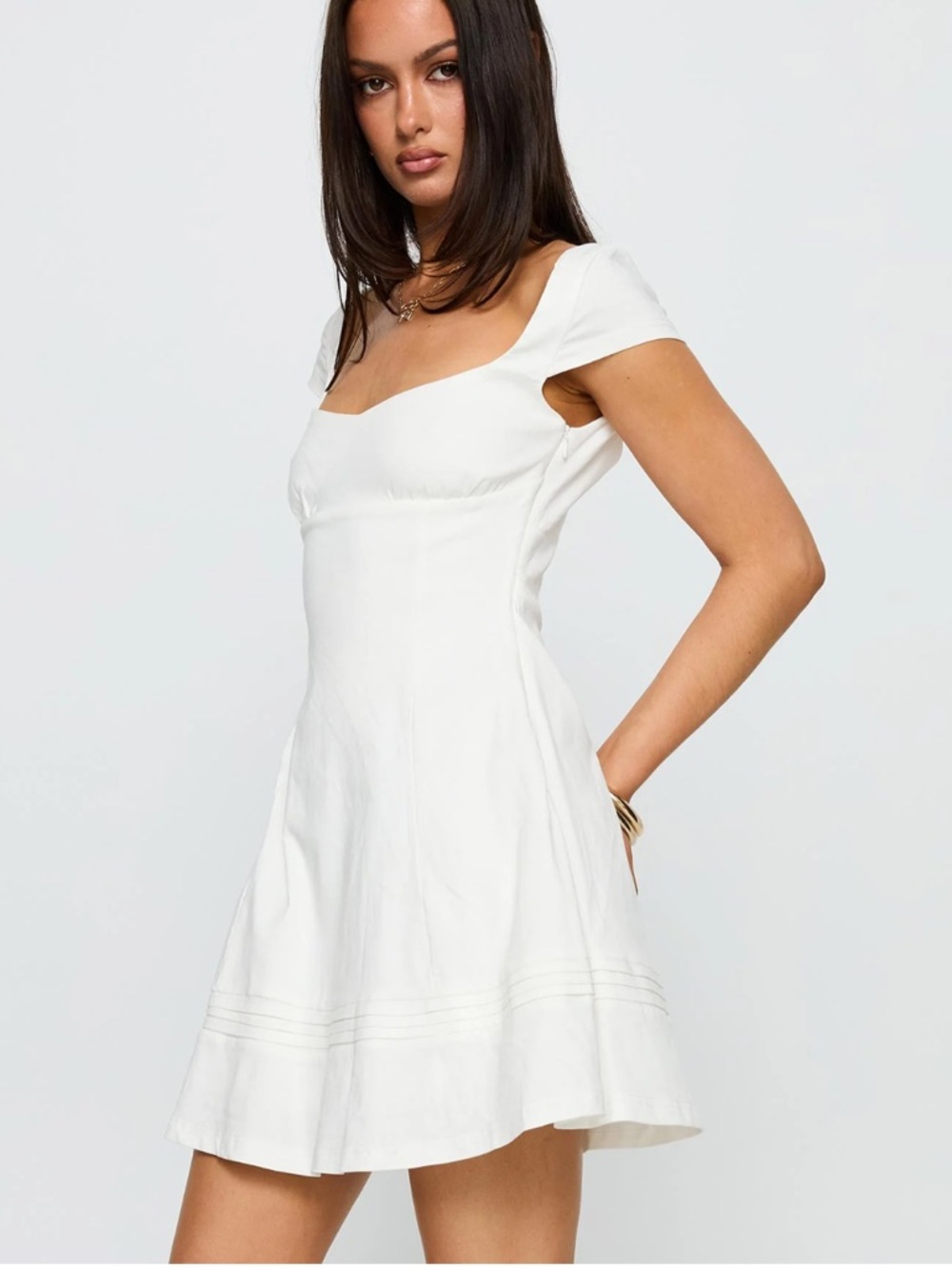 Princess Polly Infinite Wonders Mini Dress White